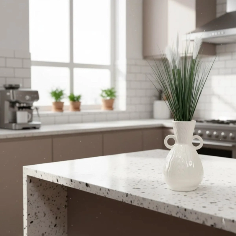 JARRON DECORATIVO DOBLE ASA RELIEVE GEOME TRICO LUJO AJ - 6