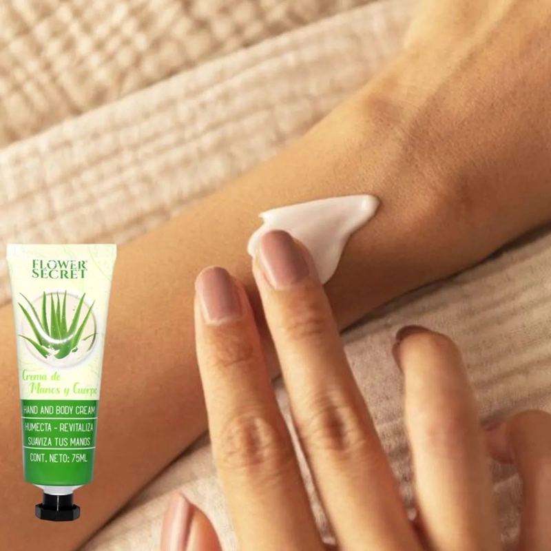 SET 6 CREMAS DE MANOS CORPORAL ALOE VERA HIDRATANTE LAU - 8