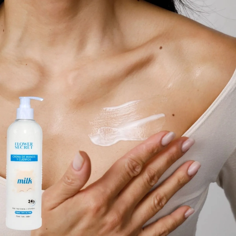 SET 2 CREMAS HIDRATANTE CUERPO Y MANOS MILK SUAVE AROMA LAU - 3
