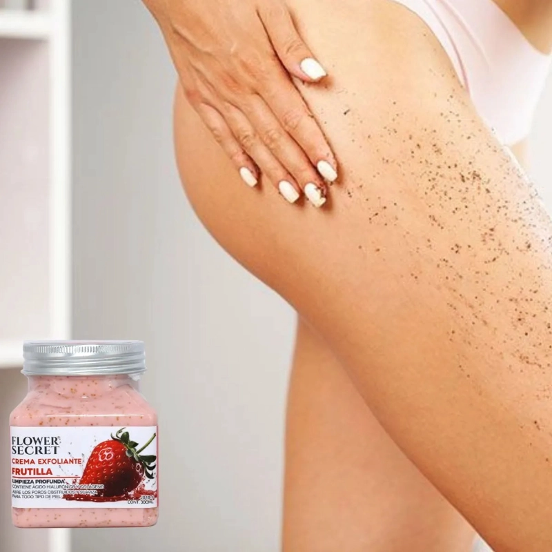 SET 3 CREMAS EXFOLIANTES CORPORAL FRUTILLA PEPINO PEQ LAU - 8
