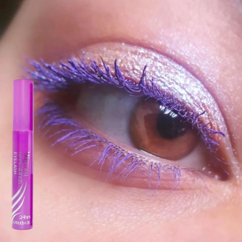 PAQ 24 MASCARAS PESTAÑAS MORADO PRUEBA AGUA VOLUMEN 24H ALJ - 10