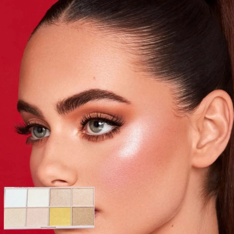 PAQ 12 POLVOS ILUMINADORES FACIALES ACABADO SATINADO ALJ - 8