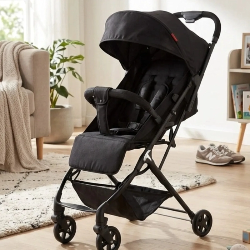 COCHECITO BEBE  PASEO LIGERO RECLINABLE PLEGADO COMPACTO ALJ - 5