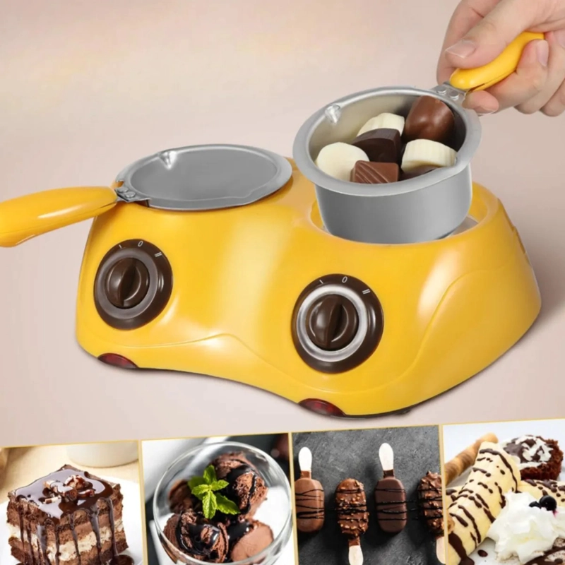 CHOCOLATERA DOBLE PROFESIONAL REPOSTERIA FONDUE ALJ - 10