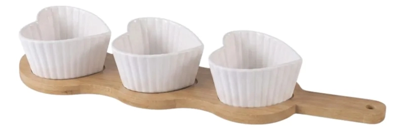 SET COPETINERO CORAZON BASE CUENCOS SALSERO PICOTEO ALJ - 1