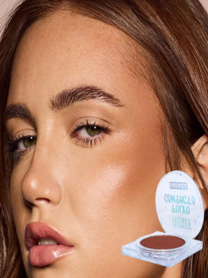 PACK 24 POLVOS COMPACTO FACIAL BRONZE ACABADO MATE LAU - 5