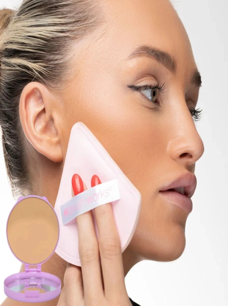PACK 24 POLVO COMPACTO FACIAL TONOS MEDIOS MAQUILLAJE LAU - 2