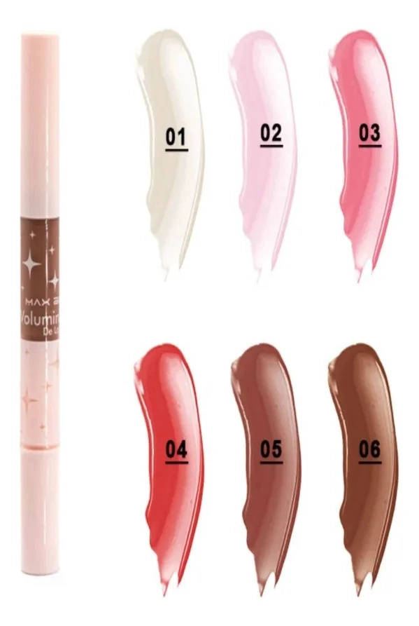 PACK 3 LABIALES VOLUMINIZADOR CON COLOR HIDRATACION LAU - 3