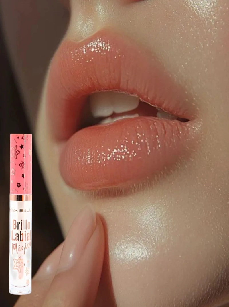 PACK 2 BRILLOS LABIALES MAGICO COLOR NATURAL MAQUILLAJE LAU - 8