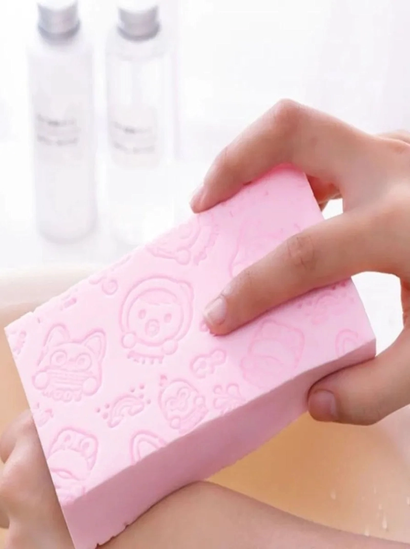 PACK 6 ESPONJAS EXFOLIANTES DE BAÑO DUCHA LIMPIEZA LAU - 3