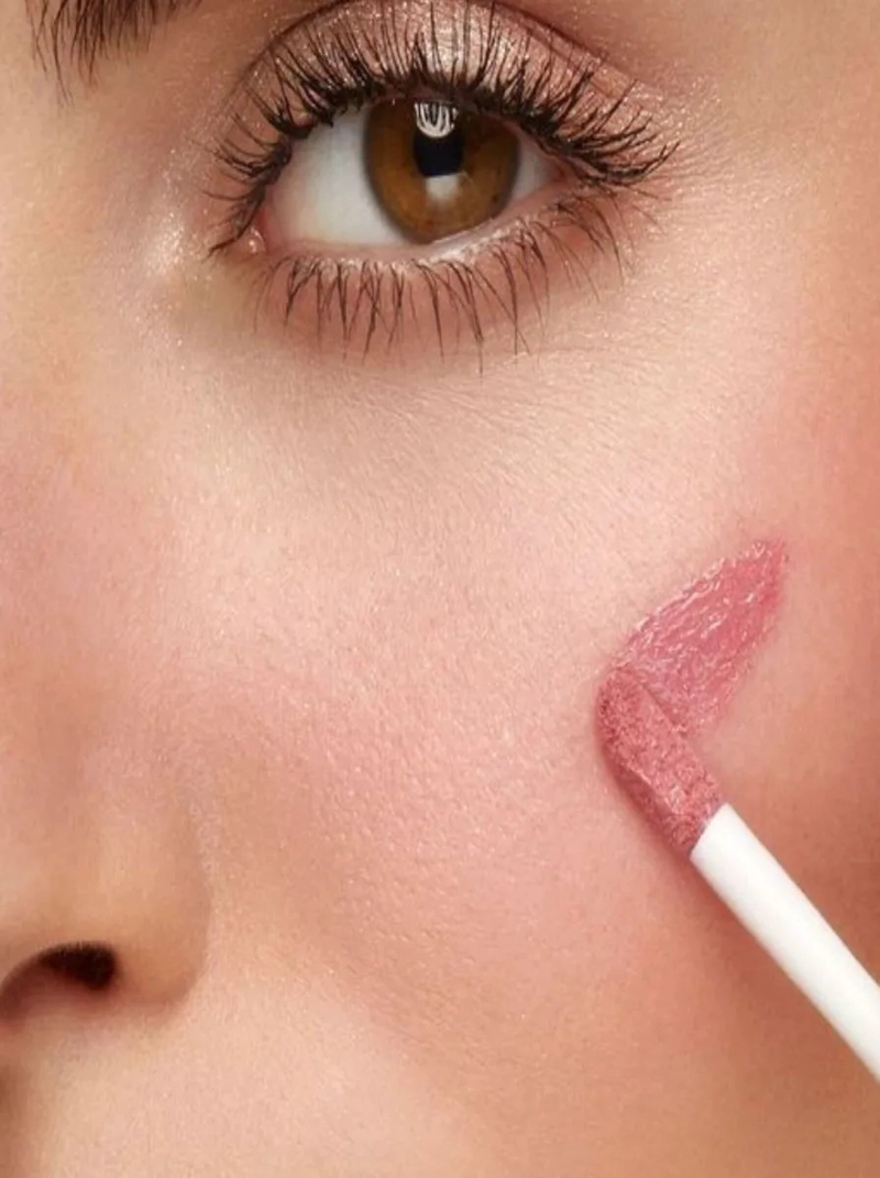 PACK 3 RUBORES LIQUIDOS BLUSH BRILLANTE MAQUILLAJE LAU - 9