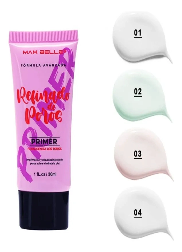 PACK 3 PRIMER EN CREMA MAQUILLAJE PREBASE HIDRATANTE LAU - 3