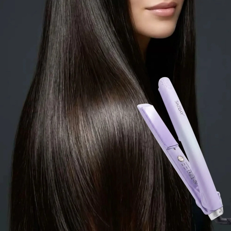 PLANCHA CABELLO PROFESIONAL ALISADORA CABLE GIRATORIO ALJ - 5