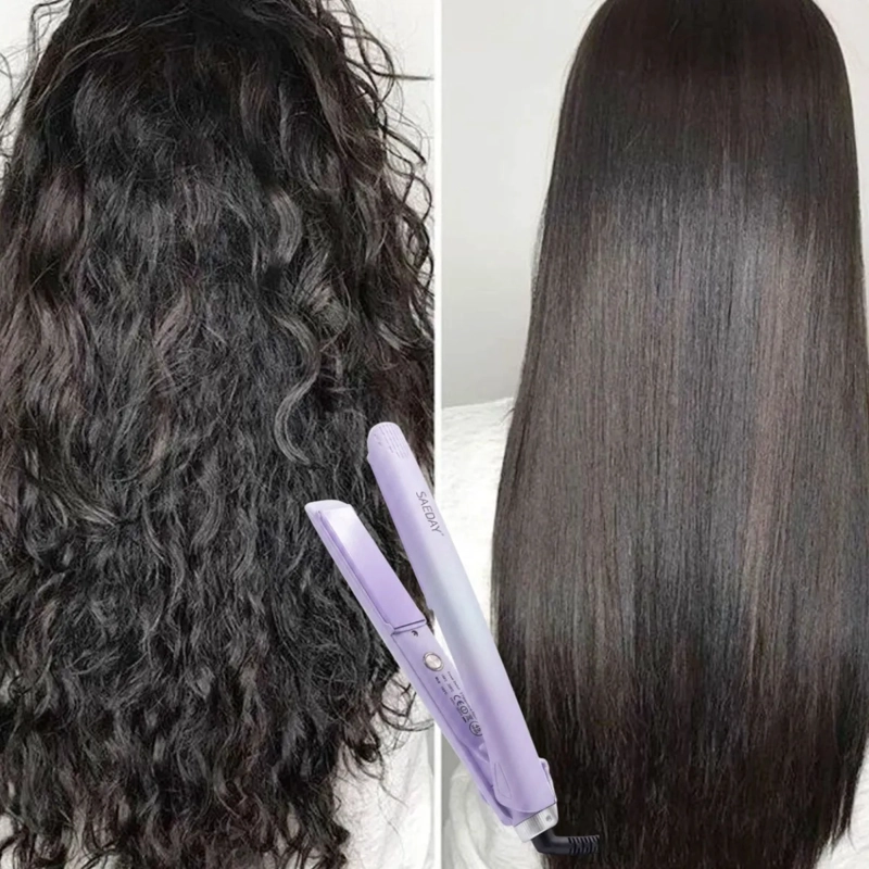 PLANCHA CABELLO PROFESIONAL ALISADORA CABLE GIRATORIO ALJ - 8