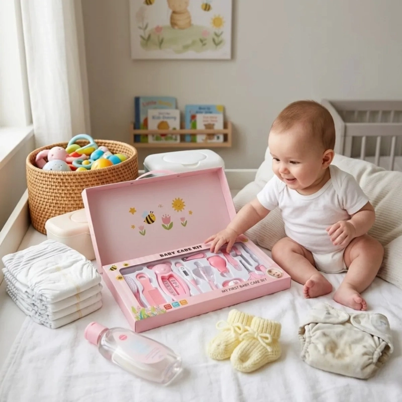 KIT HIGIENE BEBES CORTAUÑAS TERMOMETRO  ASPIRADOR NASAL ALJ - 4