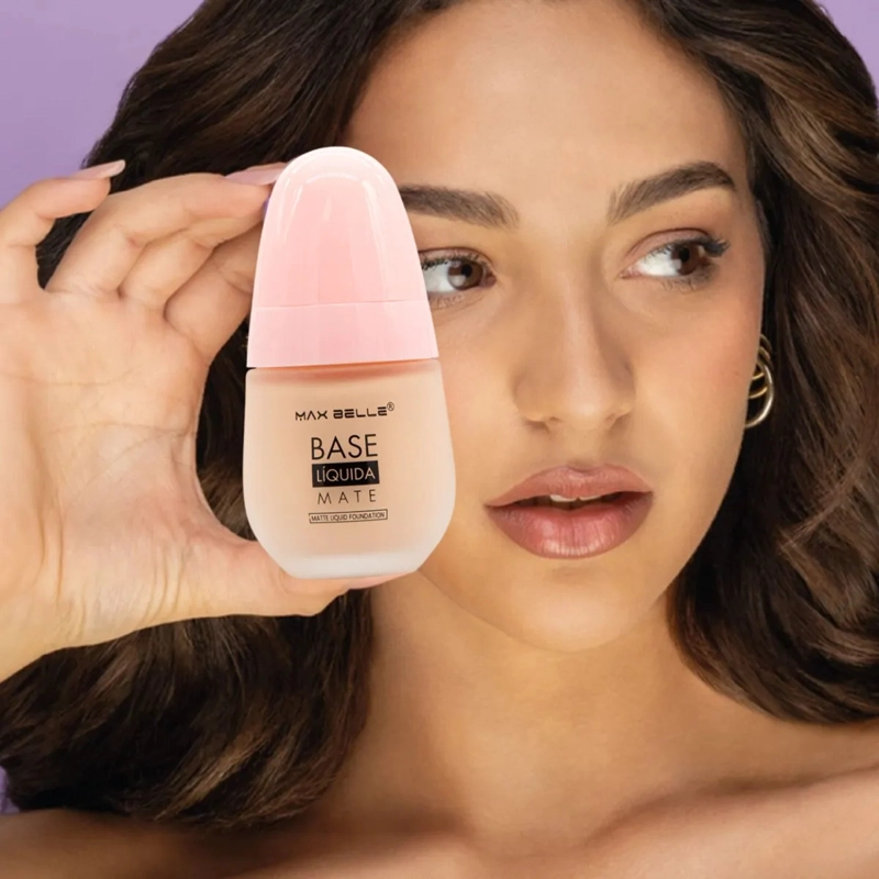 BASE MAQUILLAJE LIQUIDA CONTROL BRILLO ALTA COBERTURA ALJ - 6