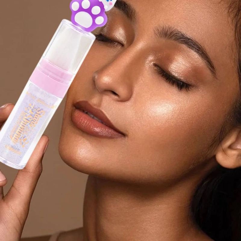 ILUMINADOR POLVO HADAS ROSTRO CUERPO BRILLO NATURAL ALJ - 4