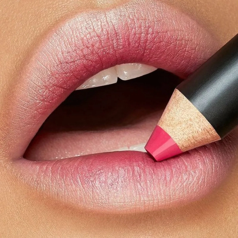 SET 3 LAPICES DELINEADORES LABIOS OJOS GUINDA CREMOSO ALJ - 2