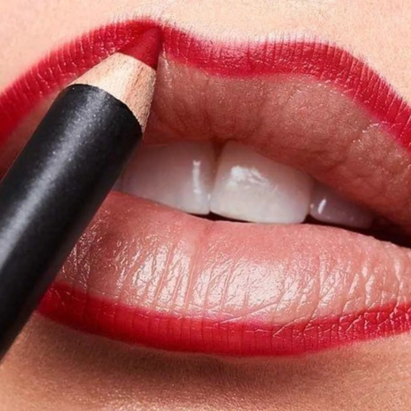 SET 3 LAPICES DELINEADORES LABIOS OJOS GUINDA CREMOSO ALJ - 4
