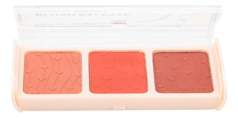 SET 2 RUBORES POLVO 3 TONOS PALETA MAQUILLAJE ROSTRO ALJ - 1