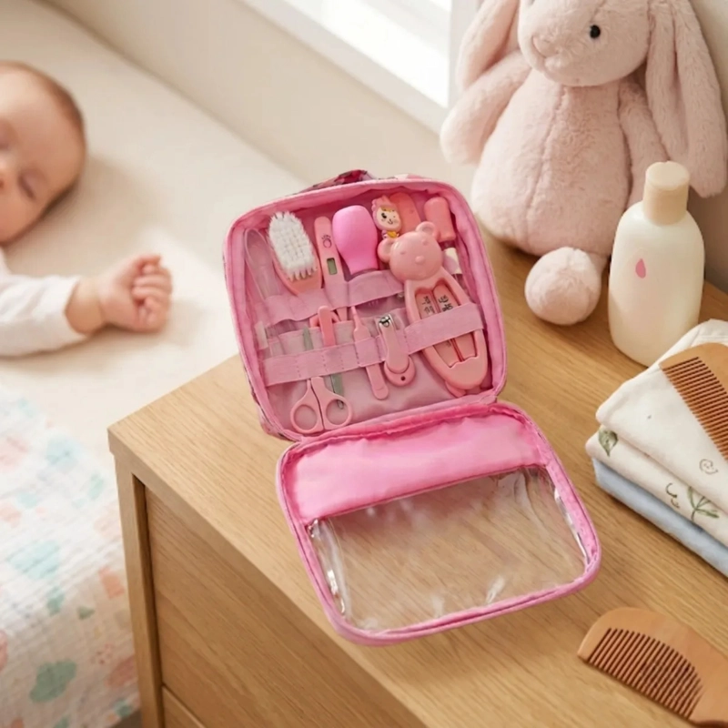 KIT CUIDADO BEBE  CORTAUÑAS TERMOMETRO ASPIRADOR NASAL ALJ - 4