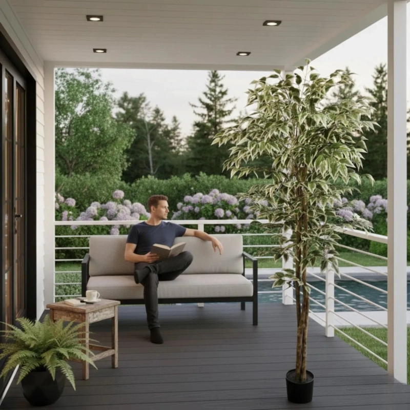 PLANTA ARTIFICIAL DECORATIVA ALTA TRONCOS TEXTURIZADOS ALJ - 4