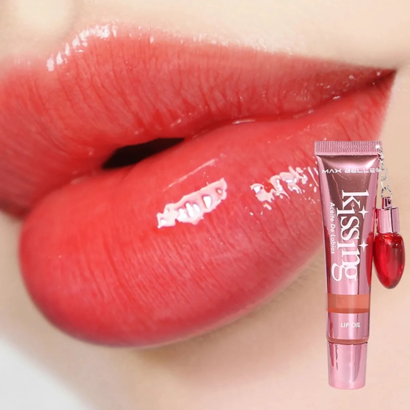 SET 2 ACEITE LABIOS KISSING TINTA BRILLO SEDOSO COLOR MV - 5