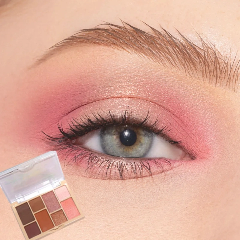 SET 2 PALETAS SOMBRAS 8 COLORES TEXTURA SEDOSA ARMONIOSA MV - 5