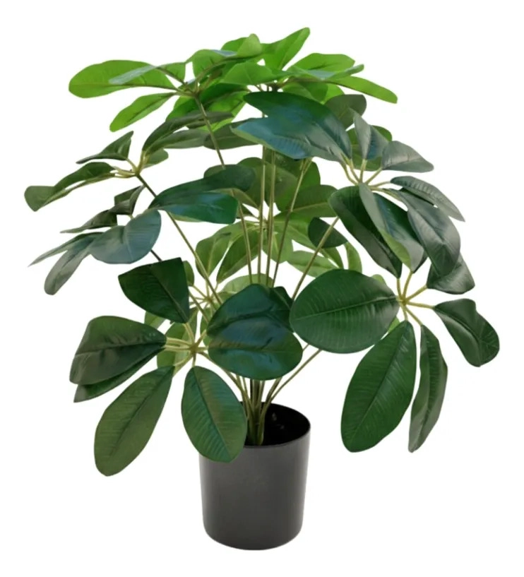 PLANTA ARTIFICIAL HOJA GRANDE DECORATIVA ESTILO MODERNO ALJ - 1