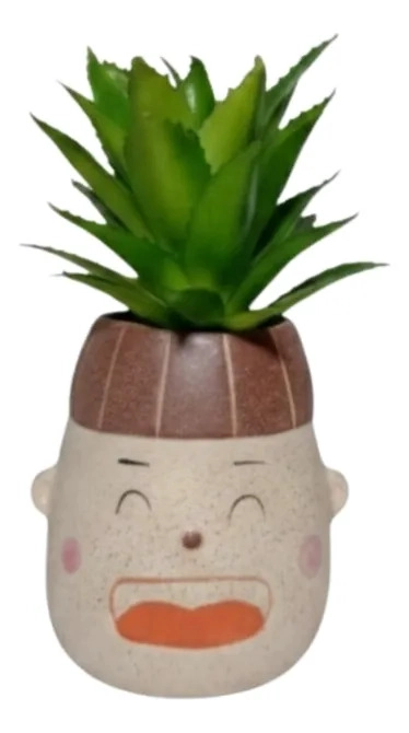 MACETA DECORATIVA CARITAS PLANTA ARTIFICIAL MODERNA ALJ - 2