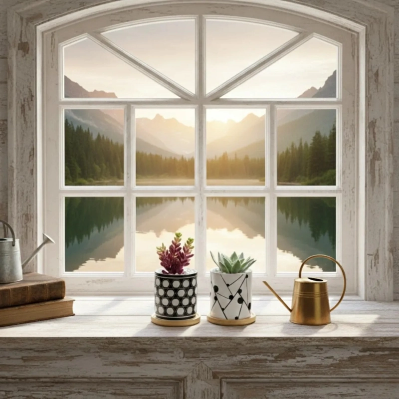 MACETA GEOME TRICA SUCULENTA ARTIFICIAL BASE MADERA ALJ - 7