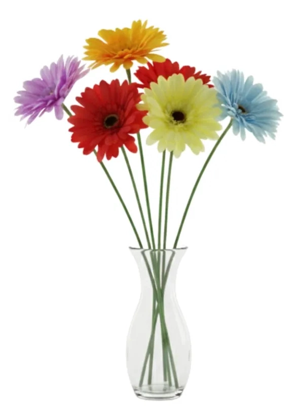 SET 6 FLORES ARTIFICIALES ELEGANTES CENTROS MESA EVENTOS ALJ - 2