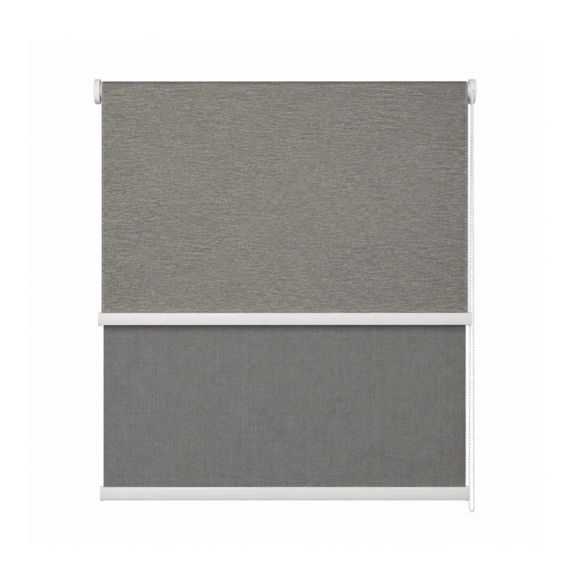 CORTINA ROLLER BLACKOUT 2 PAÑO 100X240 DOBLE CON VISILLO SIN CENEFA - 1
