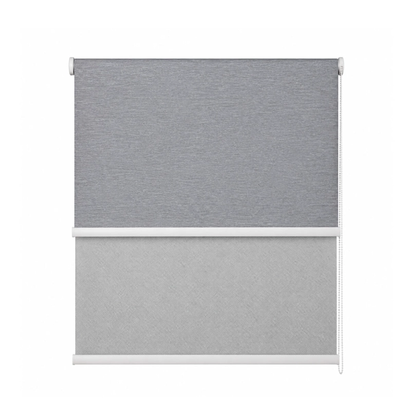 CORTINA ROLLER BLACKOUT 2 PAÑO 140X240 DOBLE CON VISILLO SIN CENEFA GUIZA - 1