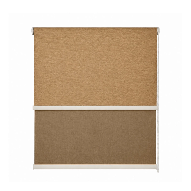 CORTINA ROLLER BLACKOUT 2 PAÑO 200X240 DOBLE CON VISILLO SIN CENEFA GUIZA - 1