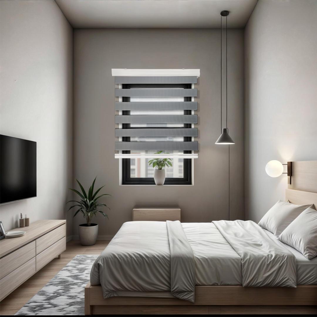 CORTINA ROLLER DUO ZEBRA DIA Y NOCHE 80 X 200 CM GUIZA - 8