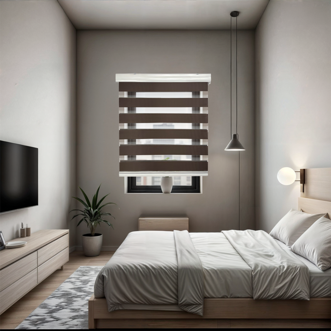 CORTINA ROLLER DUO ZEBRA DIA Y NOCHE 80 X 200 CM GUIZA - 8