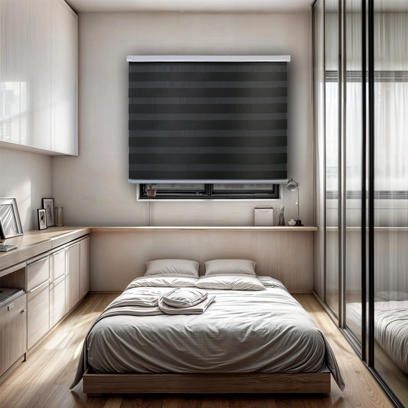 CORTINA ROLLER DUO ZEBRA DIA Y NOCHE CENEFA PVC 100X200 GUIZA - 6
