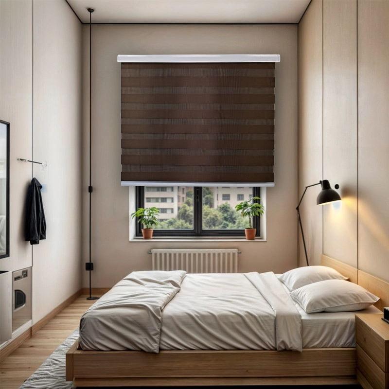 CORTINA ROLLER DUO ZEBRA DIA Y NOCHE CENEFA PVC 220X200 GUIZA - 6