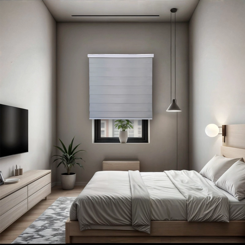 CORTINA ROLLER DUO ZEBRA DIA Y NOCHE CENEFA PVC 80X200 GUIZA - 6