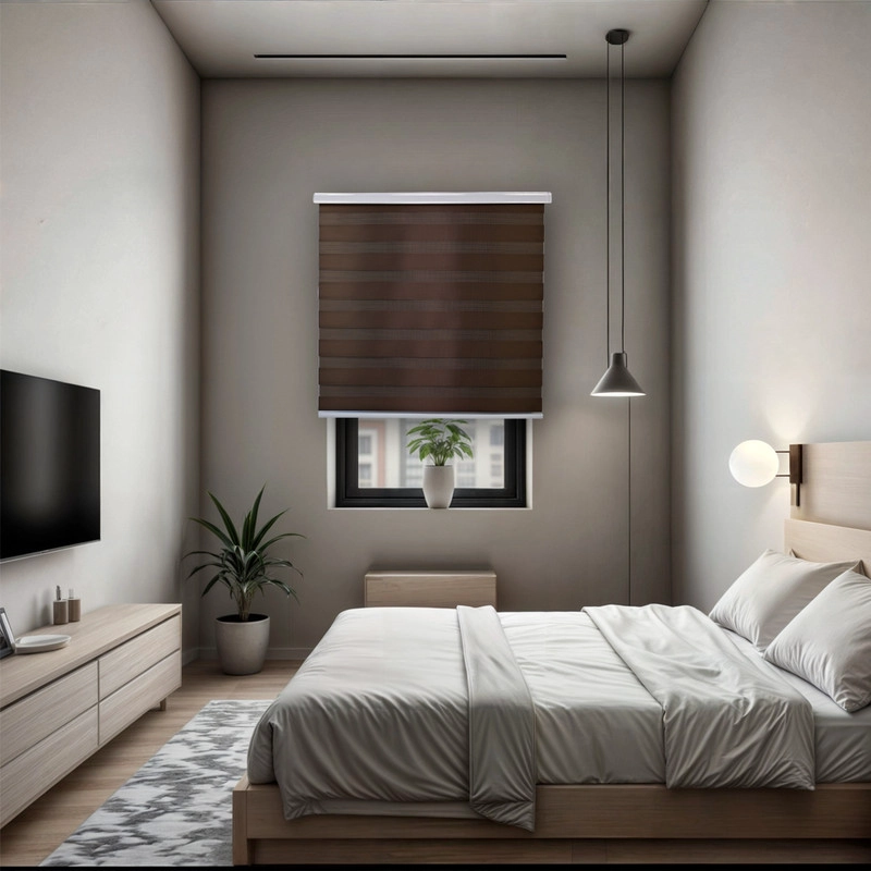 CORTINA ROLLER DUO ZEBRA DIA Y NOCHE CENEFA PVC 60X200 GUIZA - 6