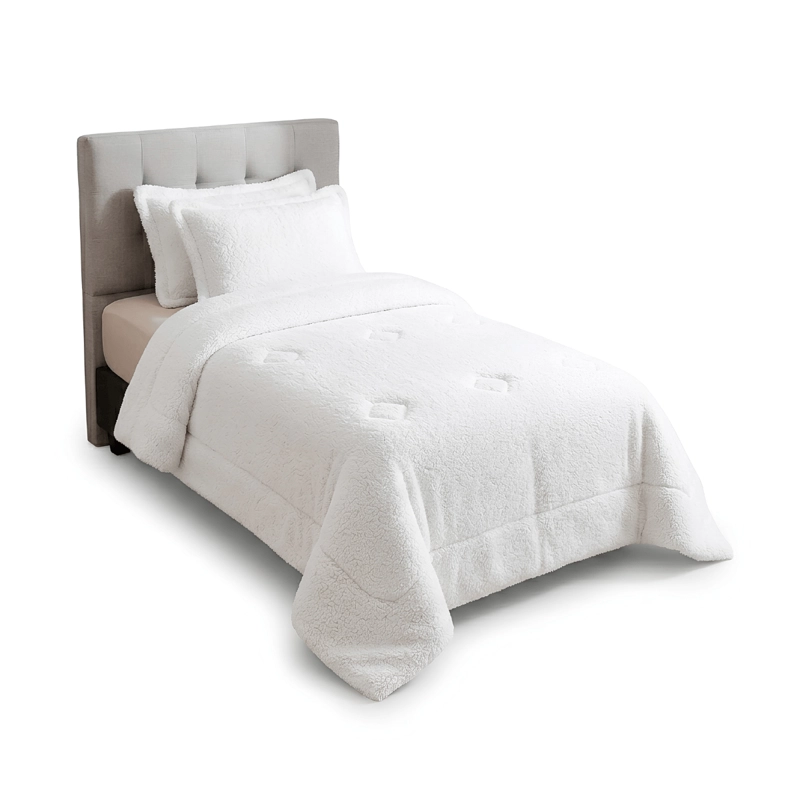 PLUMON COBERTOR CHIPORRO PREMIUM DOBLE TEXTURA INVIERNO 1 PLAZA GUIZA - 2