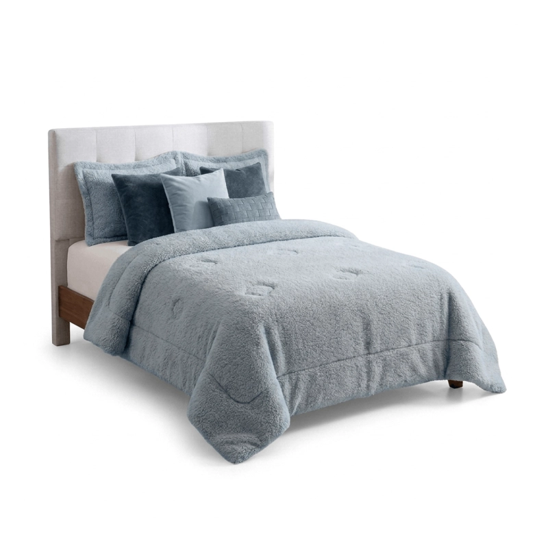 PLUMON COBERTOR CHIPORRO PREMIUM DOBLE TEXTURA INVIERNO KING GUIZA - 2