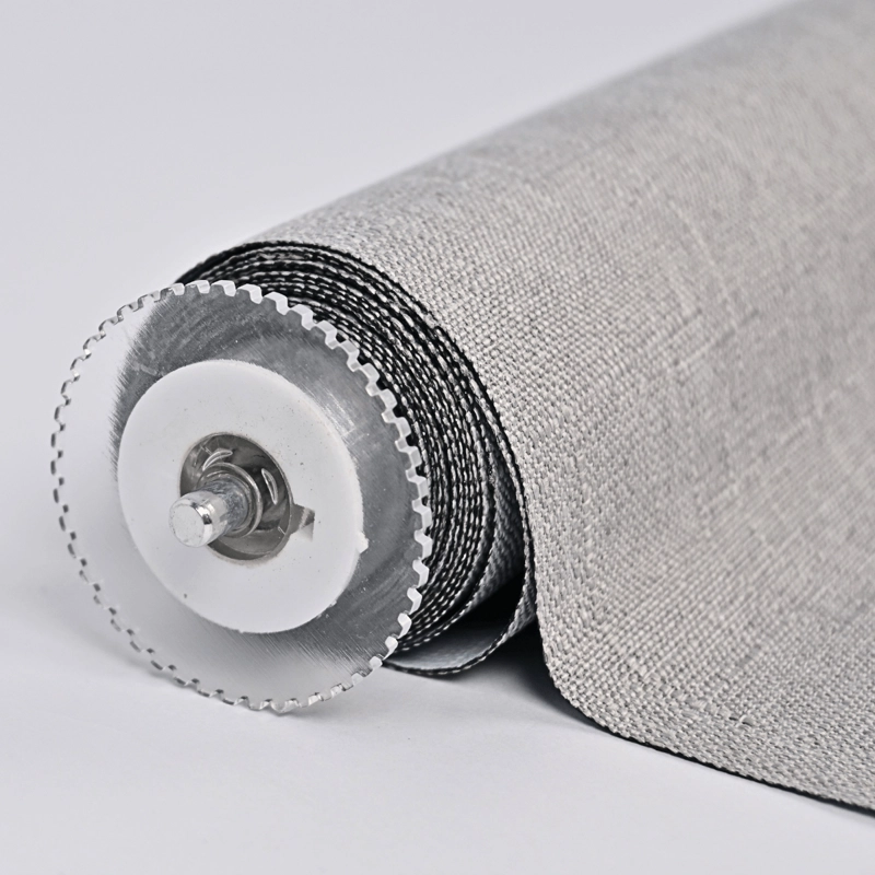 CORTINA ROLLER BLACKOUT 1 PAÑO 100 X 240 CM SIN CENEFA CAFE CLARO LINO GUIZA - 6