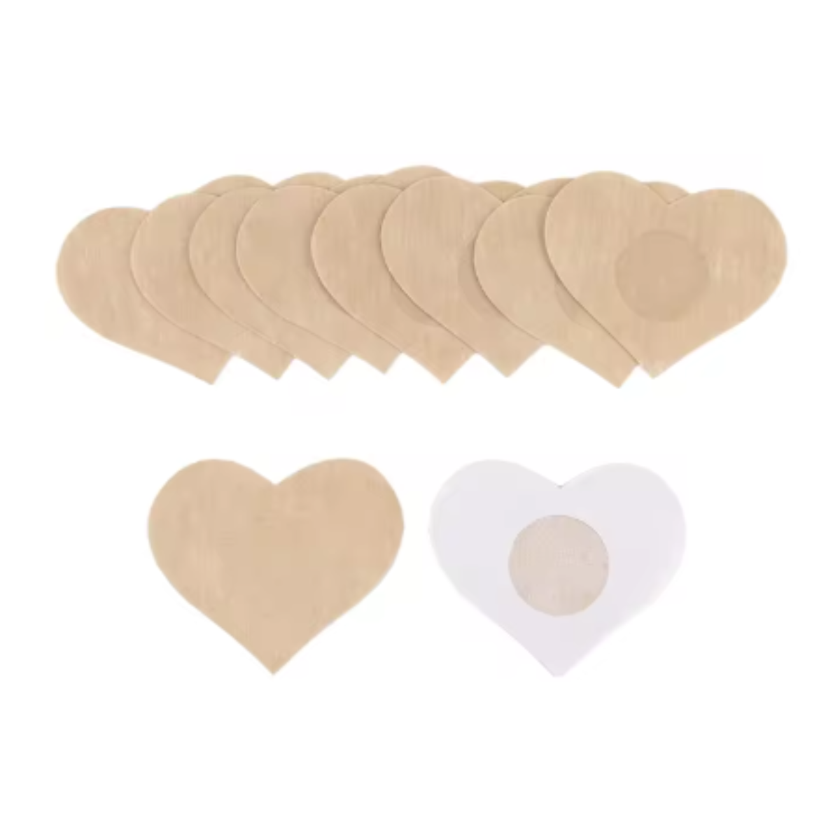 CUBRE PEZÓN GAC23 PACKX30 POLIESTER FLOR CIRCULOS ESTUCHE CORAZON - 3