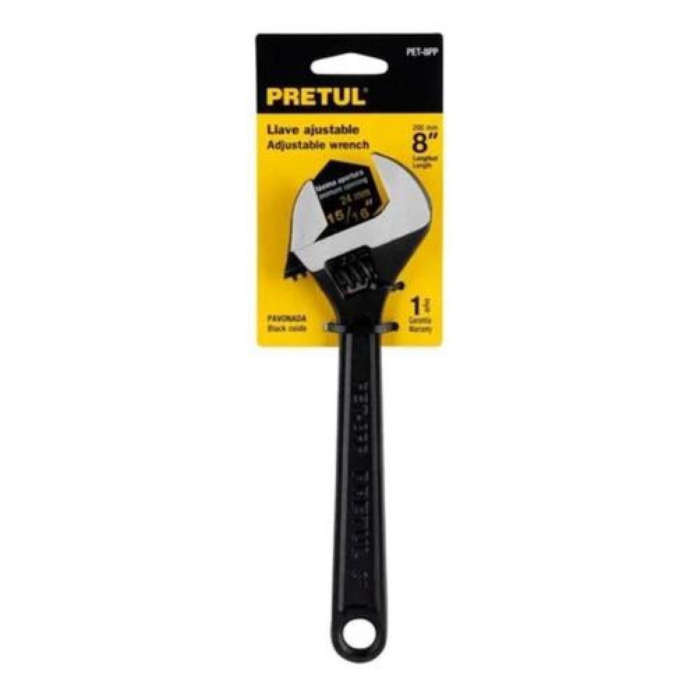 LLAVE FRANCESA AJUSTABLE 8 PAVONADA PET-8PP PRETUL - 2