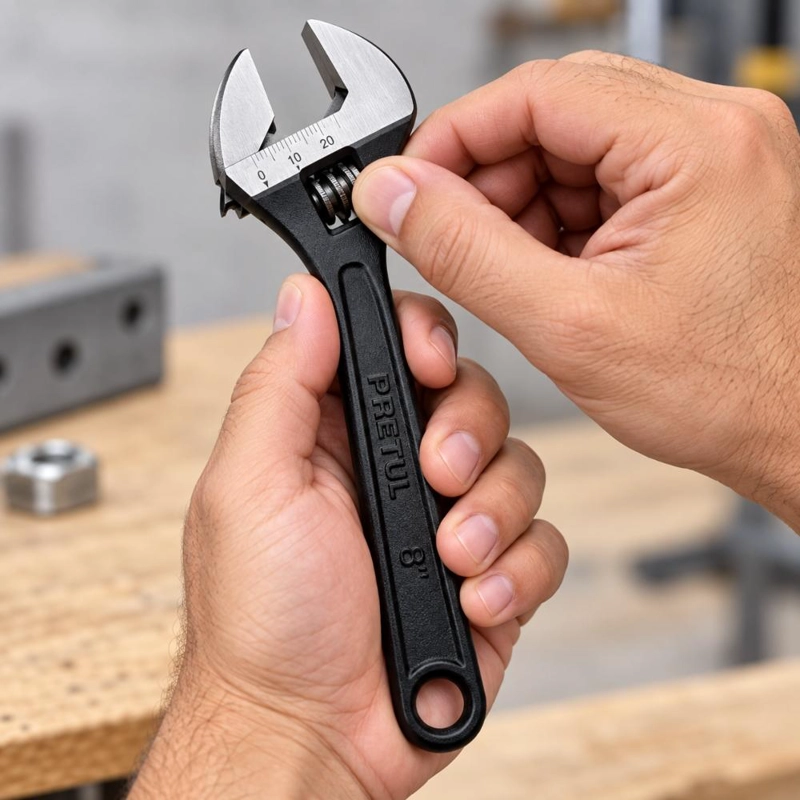 LLAVE FRANCESA AJUSTABLE 8 PAVONADA PET-8PP PRETUL - 5