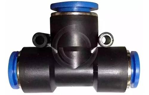 CONECTOR TEE 6MM, NEUMATICO BLOQUEO ANTIDESLIZANTE 3 VIAS - 2