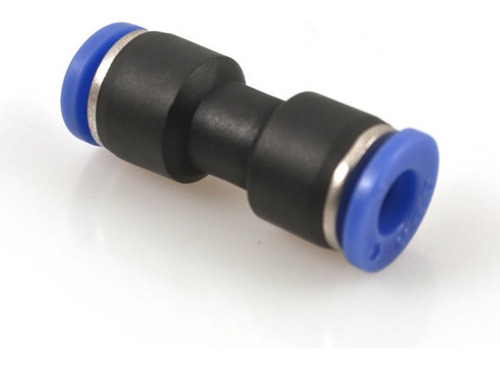 CONECTOR UNION RECTO 8MM NEUMATICA BLOQUEO RAPIDO 2 VIAS - 1