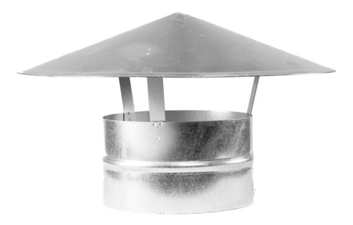 KIT CTFEG02 DUCTO TUBO GALVANIZADO 4.1/2 + GORRO + ANILLO FEGALV - 3